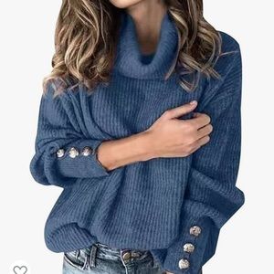 Womens cowl/turtleneck sweater, size xL